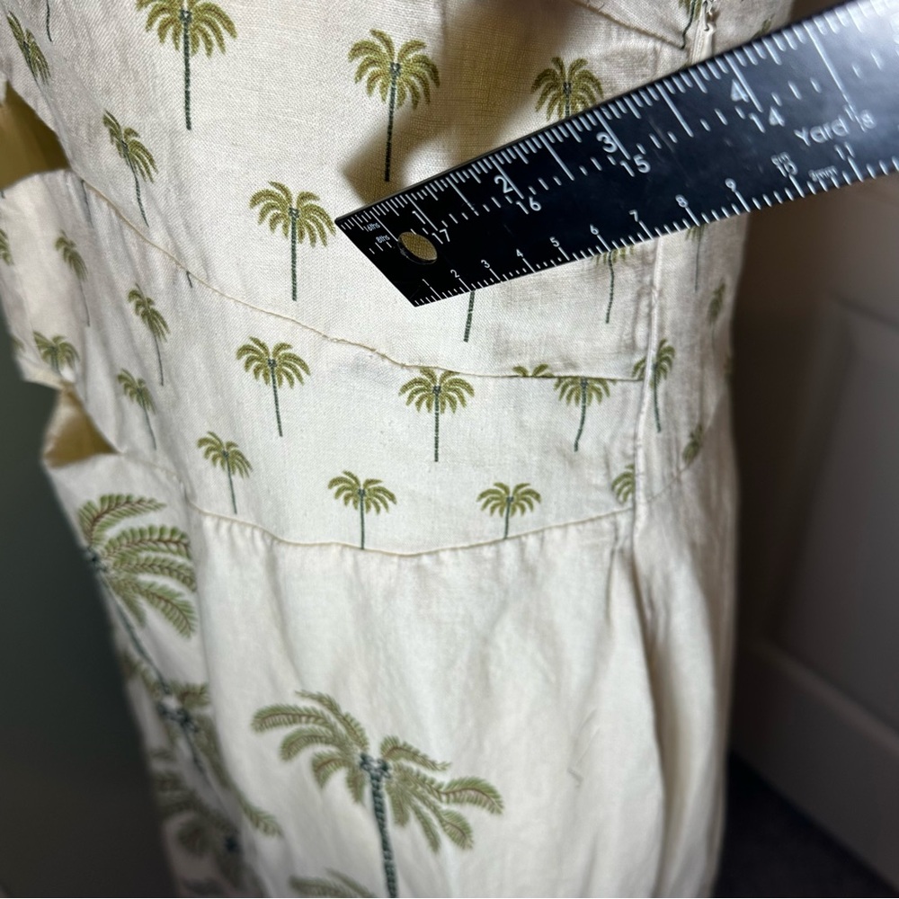 ANTHROPOLOGIE Farm Rio Sleeveless Ruffle-Hem Maxi Dress Womens Large-See desc. - Picture 6 of 13
